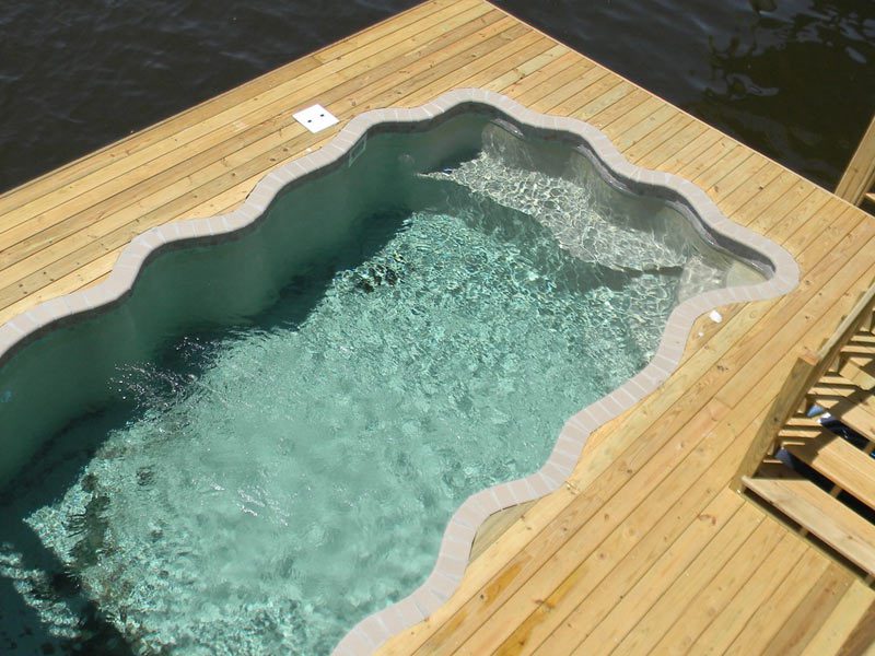 Staycation Fiberglass Pool pool design